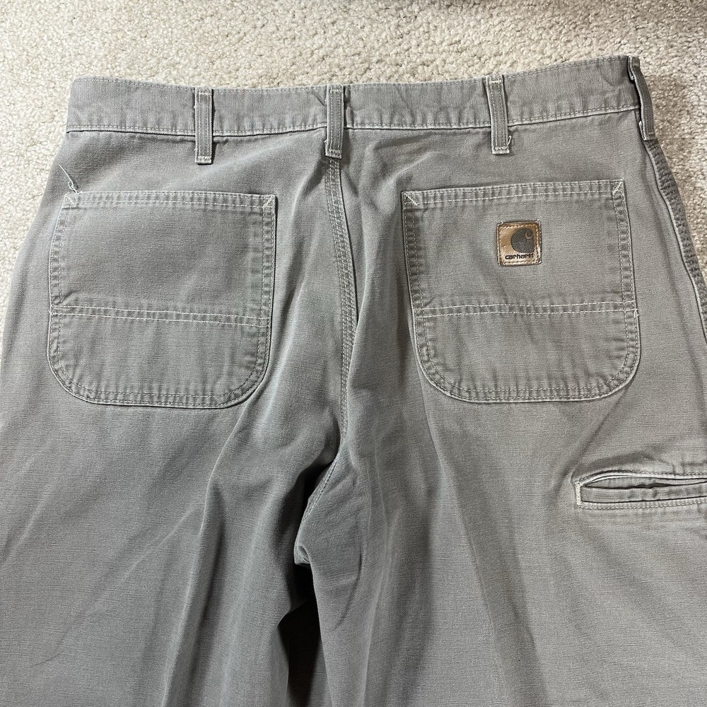 Carhartt Pants Mens 36x34 Dungaree Fit Workwear Utility Pants Y2K Vintage - Picture 7 of 11